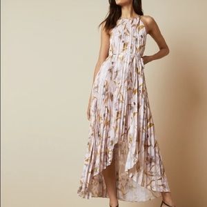 Ted Baker Dixxie Cabana Pleated High Low Dress